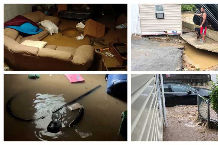 Once In 1,000 Years Flood Leaves Homes 'Uninhabitable' In Berks County (PHOTOS)