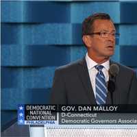 <p>Gov. Dannel Malloy speaks Monday evening at the Democratic National Convention.</p>