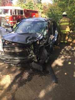 Occupant Freed From Car After Crash In Bethel