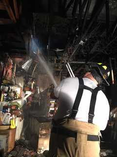 Bethel Firefighters Extinguish Garage Blaze