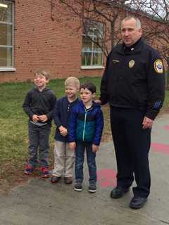 Barnum Ball Auction Winners Ride To School In Bethel Police Car