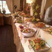 <p>Fresh salads are lined up on the Sunday brunch buffet at The Bethwood in Totowa.</p>