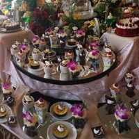 <p>Teensy-weensy flans and other too-cute-to-be-true desserts are part of the sweet offerings at The Bethwood&#x27;s Sunday brunches.</p>