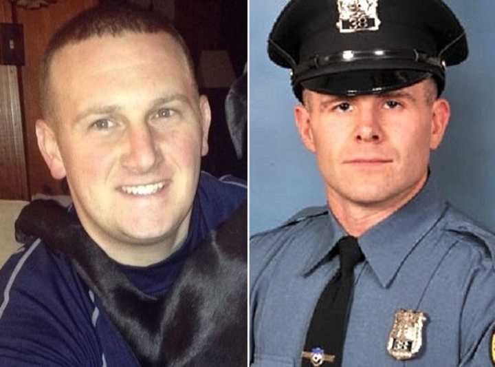 Midland Park Police Officer Chris Birch, Waldwick Police Officer Chris Goodell