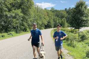 Run A Marathon Blind? Guiding Eyes Running Guide Dogs Make It Possible