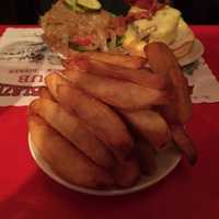 <p>A serving of fries at The Blazer Pub in Purdys.</p>