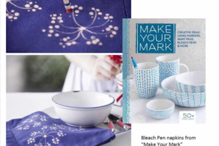New Canaan Library Teaches New Craft At Bleach Pen Designs Class