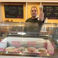 <p>Bob Dumont is the owner of Helado Gelato in Brewster.</p>