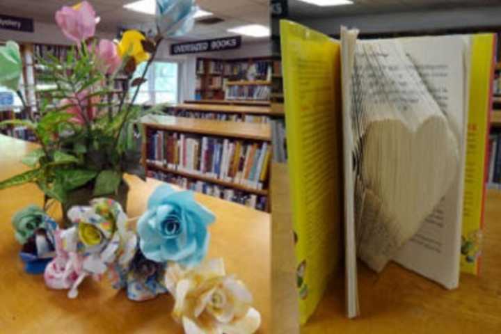 West Milford Books Become Art