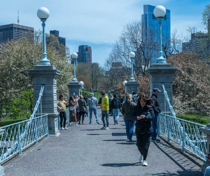 Boston's Public Garden named most romantic place in Massachusetts, according to Travel + Leisure.