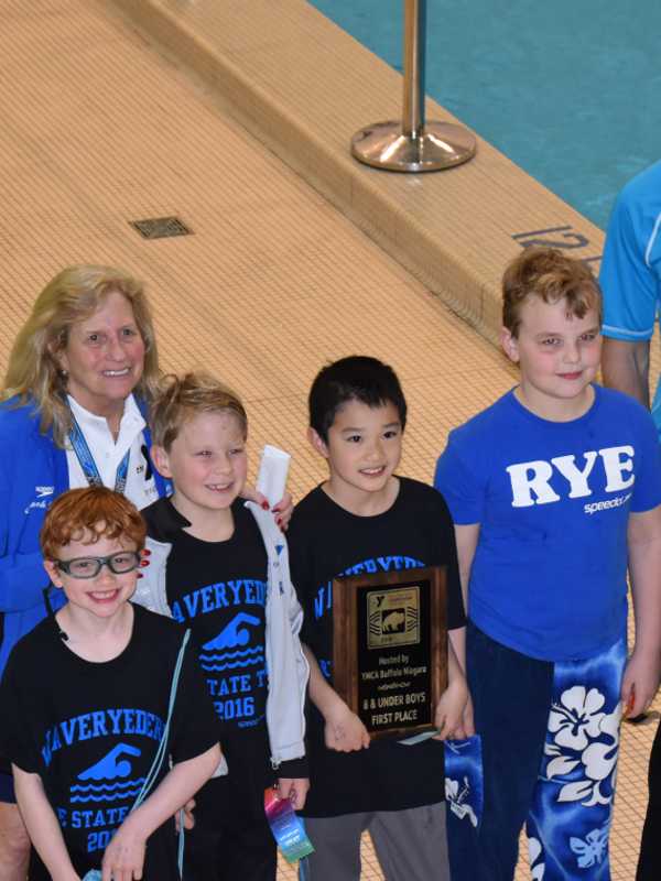 Rye Y Wave Ryders Swim Win State Championships