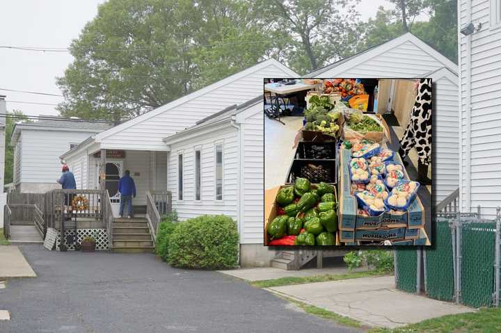 The Bradley Food Pantry in Bradley Beach, NJ.