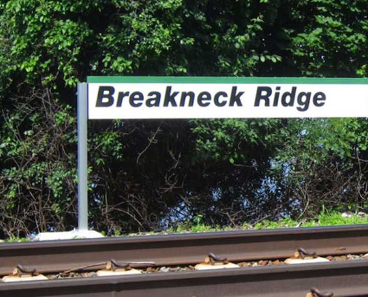 A man was hit by a train near the Breakneck Ridge Train Station.