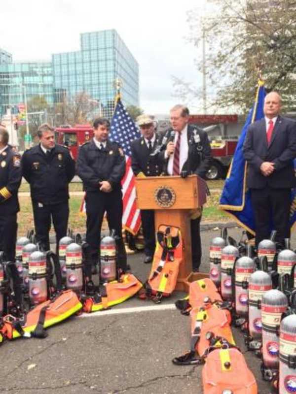 Stamford Purchases New Air Packs For All Firefighters