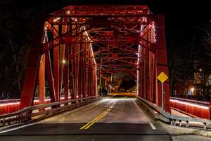 Teen Driver Allegedly On Drugs Crashes Into Saugerties' Red Bridge, Police Say