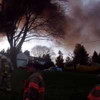 <p>Brookfield firefighters responded to a car fire on Johns Road Thursday morning.</p>