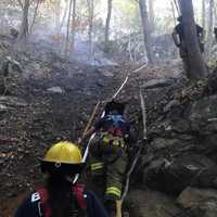 Crews Continue To Battle Large Brush Fire In Bethel