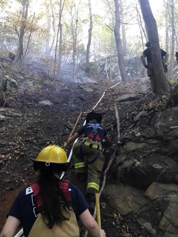 Crews Continue To Battle Large Brush Fire In Bethel