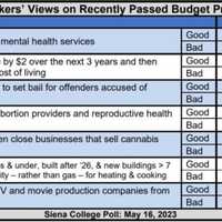 <p>New Yorkers’ views on recently passed budget proposals.</p>