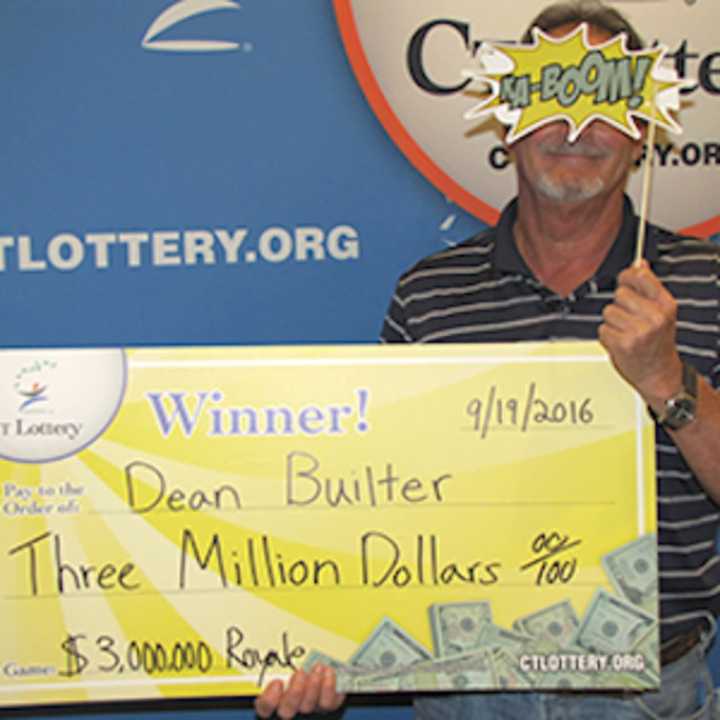 Dean Builter of Fairfield wins $3 million instantly from the CT Lottery in the Royale game.