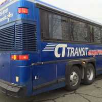 <p>An extra CTTransit Express bus is at the scene of a train vs. car crash in Norwalk. The train&#x27;s passengers were moved to buses and taken to their final destinations. No injuries were reported.</p>