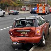 <p>At least four vehicles were involved in the crash on southbound Route 17 in Ridgewood.</p>