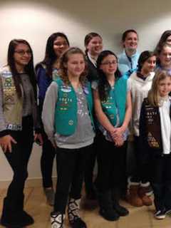 Local Girl Scouts Connect With CEO At Civility Lecture In Stamford