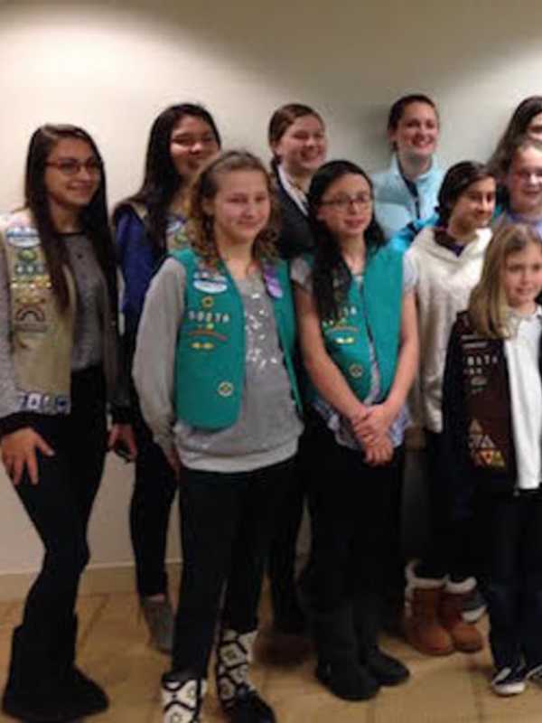 Local Girl Scouts Connect With CEO At Civility Lecture In Stamford