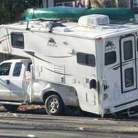 <p>The scene on Palisade Avenue.</p>