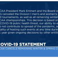 COVID-19 UPDATE: NCAA Tournament Cancelled
