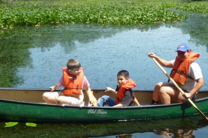 Tenafly Nature Center Canoe Day Docks In June