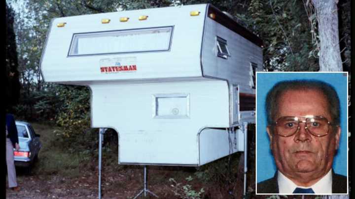 Peter &quot;the Captain&quot; Marschner (pictured) killed 34-year-old Richard Wheeler on this Nockamixon property in 1980 on the orders of meth dealer Leslie Schmidt, authorities believe.