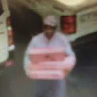 <p>Surveillance footage of a suspect in a car burglary in Norwalk.</p>