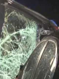 Driver Hospitalized After Car Flips In Hastings