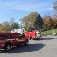 Pickup Truck Catches Fire At Gas Station In Mahopac