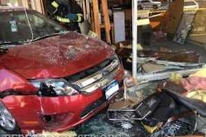 Car Crashes Into Building In Westchester Shopping Plaza