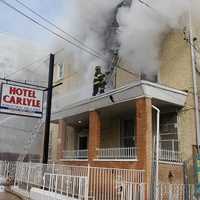 Philly Firefighters Battle Blaze At Historic Hotel