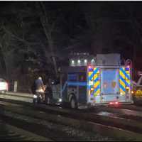 <p>NJ TRANSIT&#x27;s Emergency Services Unit got the car off the tracks in Ho-Ho-Kus.</p>