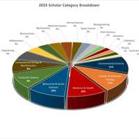 <p>The 2024 scholar category breakdown.</p>