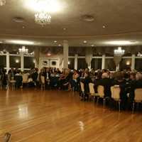 <p>Guests enjoyed the celebration gala at Colonial Terrace in Cortlandt Manor. </p>