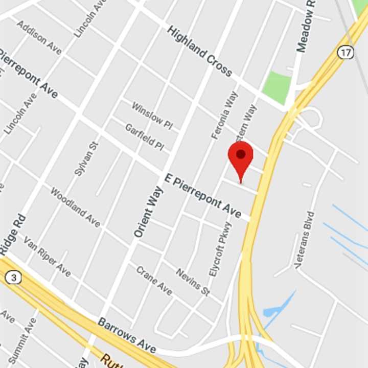 The driver bailed out on Elizabeth Street in Rutherford, responders said.