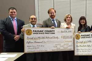 Passaic County Freeholders Present $165,000 To Open Space For Projects