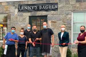 Photos: Bagel Shop Opens In Greenwich