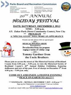 Celebrate The Holidays In Clarkstown With Annual Festival
