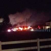Car Drives Into Central PA House Causing Massive Fire, Authorities Say