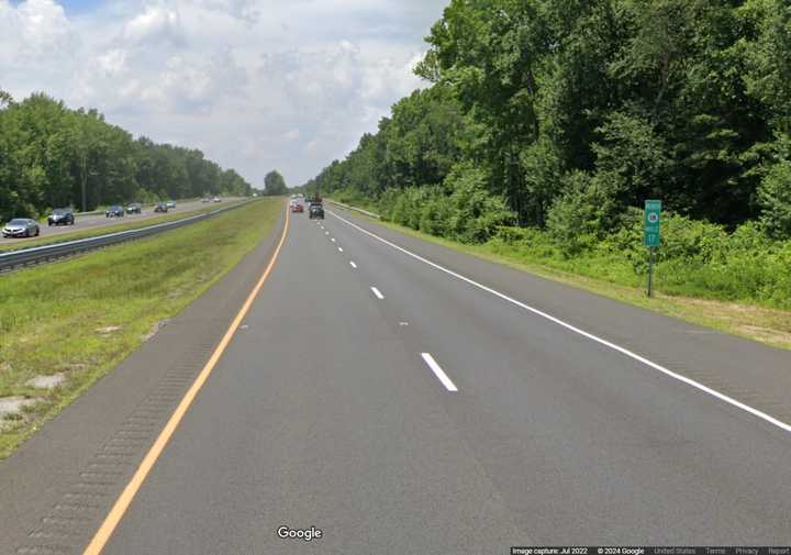 Route 18 North at milepost 17.0 in Colts Neck, NJ.