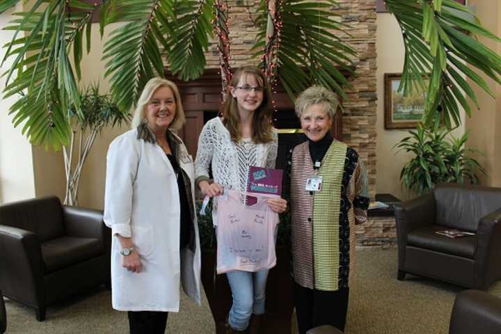 Mahopac Teen Comforts Putnam Hospital Center's Cancer Patients