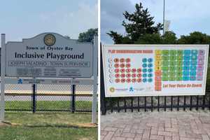 Autism Support Group, Town Of Oyster Bay Install Play Communication Boards At Parks