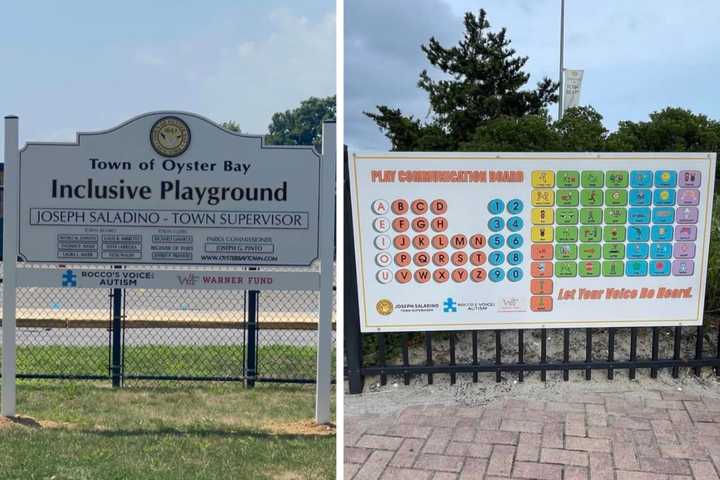 Autism Support Group, Long Island Town Install Play Communication Boards At Parks