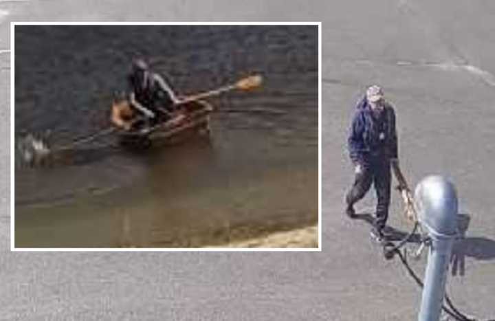 The Coast Guard released these security images of Matt Conway, 67, of Ocean Gate.